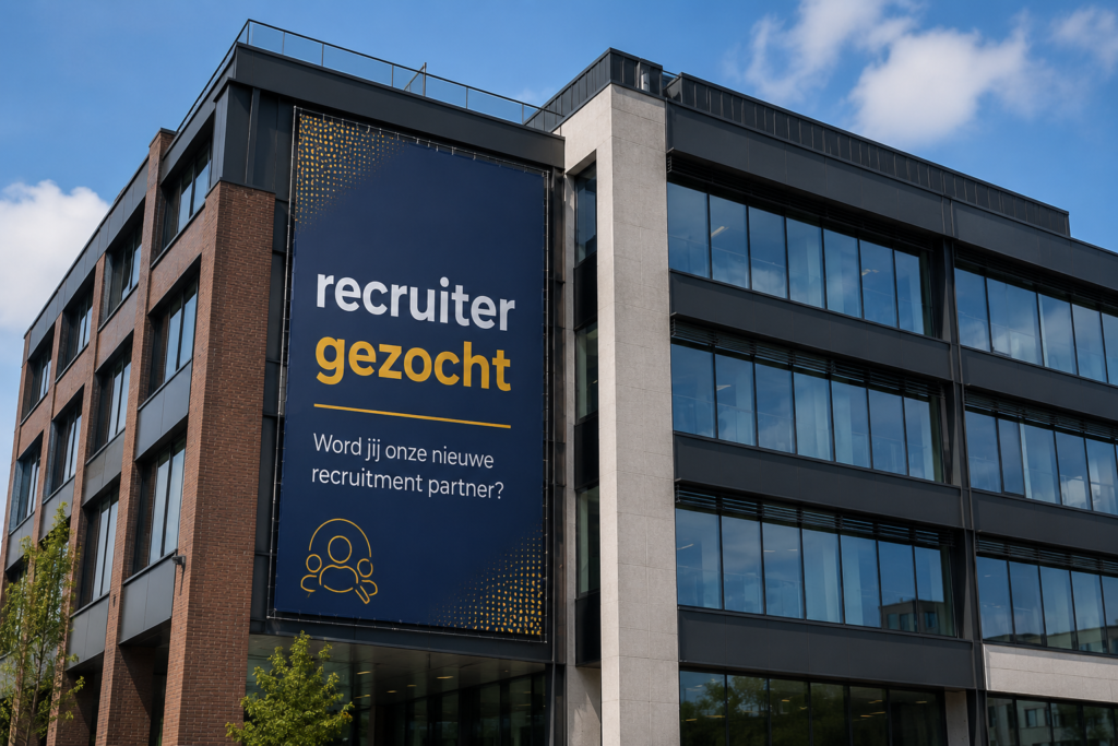 recruiter vacature op gebouw
